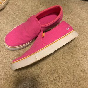 Hot Pink Nike Slip-on Sneakers